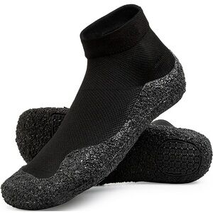BLYS Black Water Shoes Minimalist Barefoot Sports Socks Non-Slip Aqua Shoes